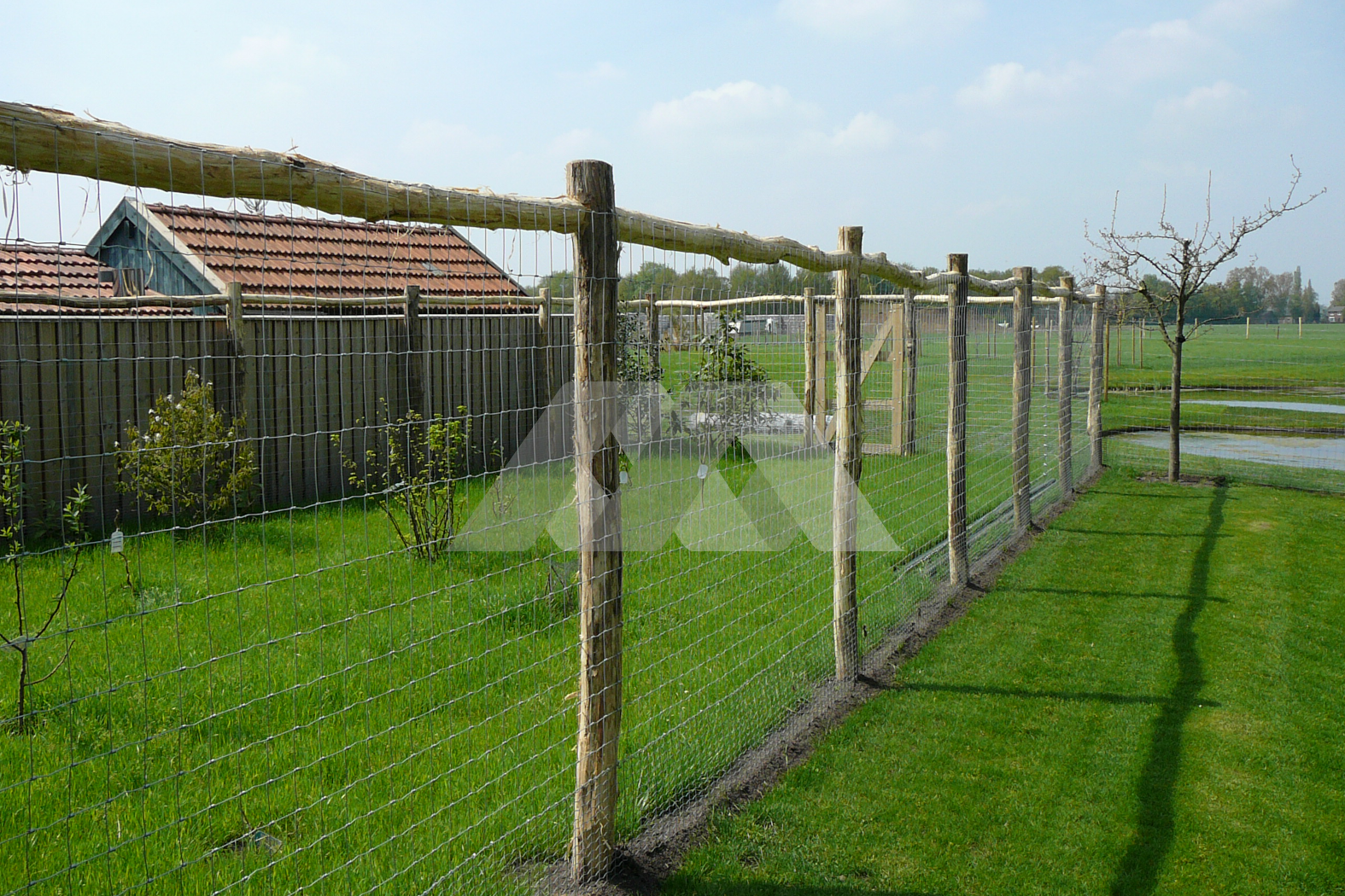 Post & rail 1 ligger kippenweide